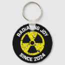 Search for hazard keychains Radiation symbol
