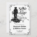 Search for silhouette save the dates Bride and groom