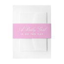Recherche de baby shower invitation belly bands Rose