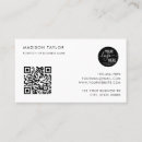Recherche de générique simple cartes visite Code qr
