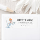Search for cinderella return address labels Disney princess birthday