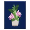 Recherche de vase bleu posters Rose