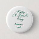 Search for st patricks day buttons Green shamrock