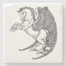 Recherche de créature imaginaire dessous de verres Cheval