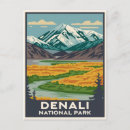 Recherche de parc national denali cartes postales Rétro