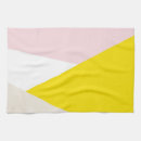 Search for geometric design tea towels Pink