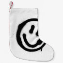 Recherche de visage heureux chaussette de noël Illustration