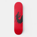 Search for silhouettes skateboards Red