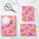 Search for hot pink and orange wrapping paper Abstract