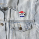 Search for election gear buttons Stars and stripes