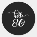 Search for 80th stickers Milestone celebration