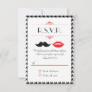 Search for lips rsvp cards Moustache and lips