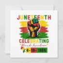 Recherche de juneteenth invitations Mélanine