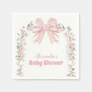 Search for pink baby shower napkins Whimsical