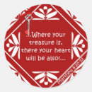 Search for heart and key stickers Red