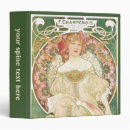 Search for mucha binders Vintage