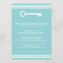 Search for blue housewarming party invitations Elegant