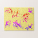 Recherche de poissons rouges puzzles Moderne