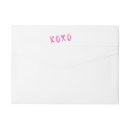 Search for stylish pattern return address labels Watercolor