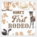 Recherche de western stickers Impression de vache