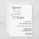 Search for beer 60th birthday invitations Cheers to 60 years