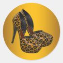 Search for gold high heels stickers Black