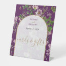 Search for purple wedding signs Botanical