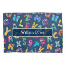 Search for educational pillowcases Alphabet
