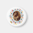 Recherche de cadre rond magnets Floral