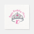 Search for crown napkins Pink