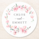 Recherche de fleurs cerisier de dessous de verres Élégant