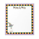 Search for halloween witch notepads Trick or treat