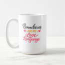 Search for boundaries mugs Self care