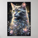 Search for moon cat posters Elegant