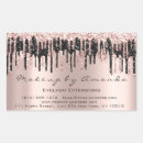 Search for rsvp rectangle stickers Gold
