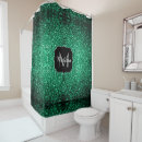 Search for emerald green shower curtains Sparkle