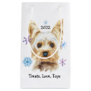 Search for christmas dog gift bags Yorkshire terrier