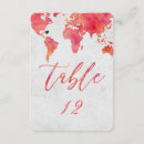 Search for travel table cards Globe