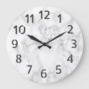 Search for faux marble clocks Minimalist