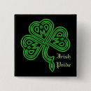 Search for three leaf clover buttons Celtic
