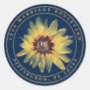 Search for sunflower address stickers Floral