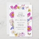 Search for tulip baby shower invitations Flowers