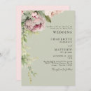 Search for watercolor peonies wedding invitations Pink floral