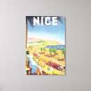 Search for vintage travel canvas prints France