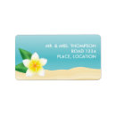 Search for frangipani flowers return address labels Beach