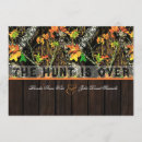 Search for the hunt is over invitations Camo