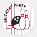 Search for bowling balls stickers Bowling birthday party