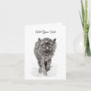 Search for snowing note cards Wolf