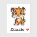 Search for cartoon tiger stickers Animal