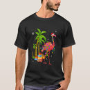 Search for flamingo christmas tshirts Tropical